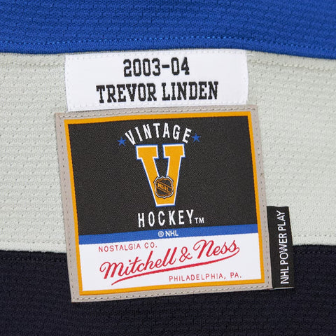 Vancouver Canucks Trevor Linden 2003/04 Mitchell & Ness Vintage Player Jersey - White