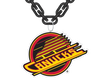 Vancouver Canucks Big Chain Skate Logo - Black
