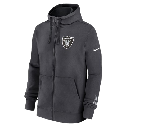 Las Vegas Raiders Nike Primetime Club Full-Zip Hoodie