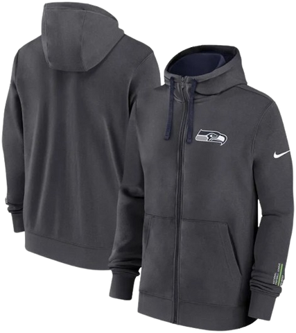 Seattle Seahawks Nike Primetime Club Full-Zip Hoodie