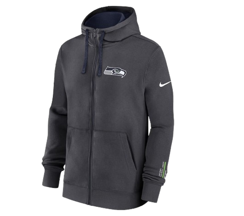 Seattle Seahawks Nike Primetime Club Full-Zip Hoodie