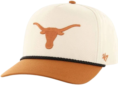 Texas Longhorns '47 Rope TT Hitch Hat - Bone