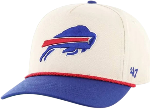 Buffalo Bills '47 Rope TT Hitch Hat - Bone