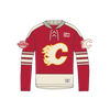 Calgary Flames Lace-Up Crewneck Sweatshirt