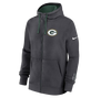 Green Bay Packers Nike Primetime Club Full-Zip Hoodie