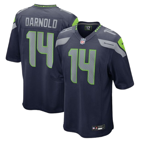 Seattle Seahawks Sam Darnold  Nike Game Jersey Home - Navy