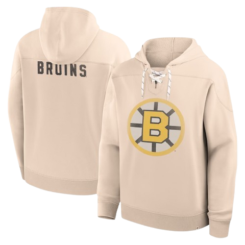 Boston Bruins Vintage Lace Hoodie - Cream