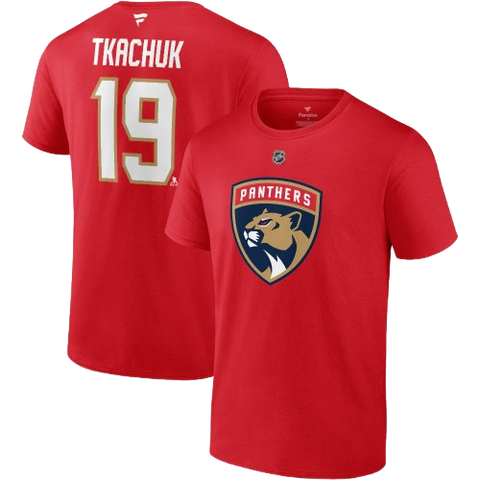 Florida Panthers Matthew Tkachuk #19 Player Tee - Red