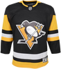Youth Fit Pittsburgh Penguins Blank Home Jersey - Black