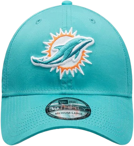 New Era Miami Dolphins Tonal Camo 39THIRTY Stretch Fit Hat - Aqua