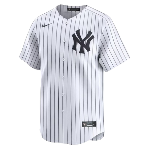New York Yankees Aaron Judge Nike Home Limited Jersey - White Pinstripe