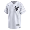 New York Yankees Aaron Judge Nike Home Limited Jersey - White Pinstripe