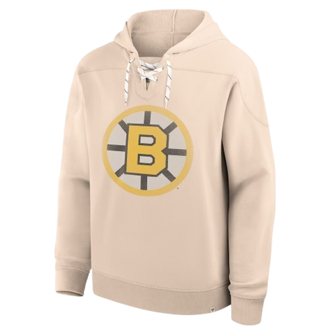 Boston Bruins Vintage Lace Hoodie - Cream