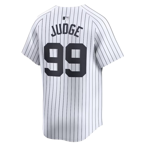 New York Yankees Aaron Judge Nike Home Limited Jersey - White Pinstripe