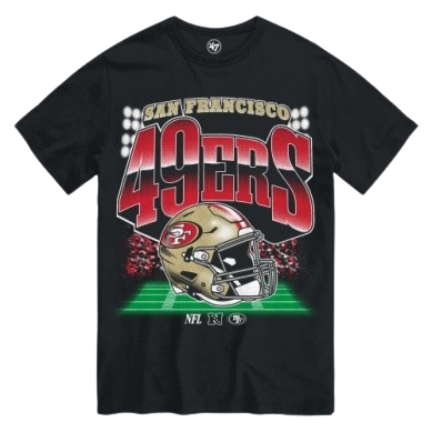 San Francisco 49ers Blind Side '47 Brand T-Shirt - Black