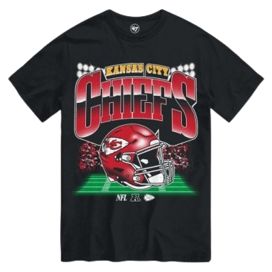 Kansas City Chiefs Blind Side '47 Brand T-Shirt - Black
