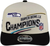 Seattle Seahawks Super Bowl Championship New Era 9SEVENTY Stretch-Snapback - Beige
