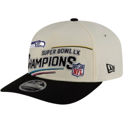 Seattle Seahawks Super Bowl Championship New Era 9SEVENTY Stretch-Snapback - Beige