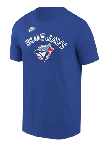 Toronto Blue Jays Nike Cooperstown T-Shirt Wordmark - Blue