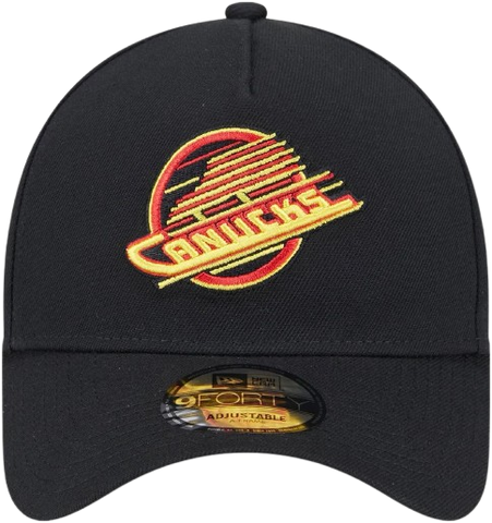 Vancouver Canucks Vintage New Era 9FORTY A-Frame Snapback