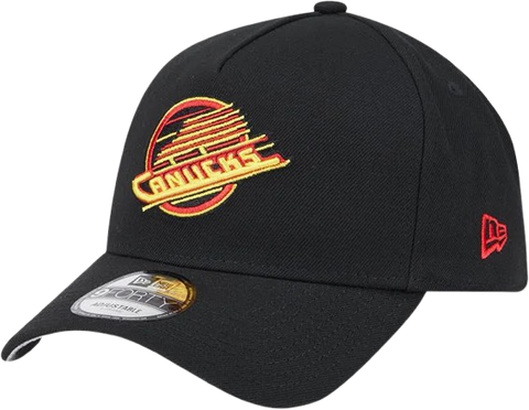 Vancouver Canucks Vintage New Era 9FORTY A-Frame Snapback