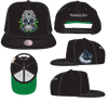 Vancouver Canucks Mitchell & Ness Orca Logo SKULL HAT