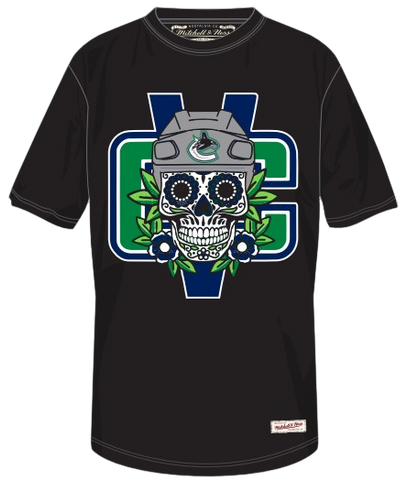 Vancouver Canucks Orca Logo SKULL tee