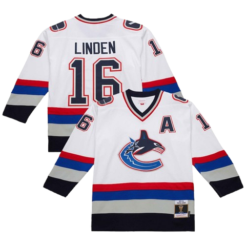 Vancouver Canucks Trevor Linden 2003/04 Mitchell & Ness Vintage Player Jersey - White
