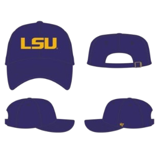 LSU Tigers '47 Clean Up Hat