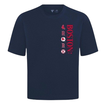 Boston Red Sox Luxe Signature Tee Shirt - Navy