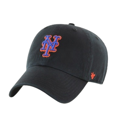 New York Mets 47 Clean Up Hat - Black