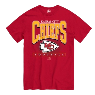 Kansas City Chiefs '47 Brand Hot Corner Tee Shirt - Red