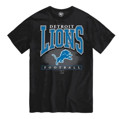 Detroit Lions '47 Brand Hot Corner T-Shirt - Black
