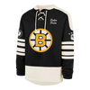 Boston Bruins Lace-Up Crewneck Sweatshirt