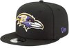 Baltimore Ravens New Era 9FIFTY Team Colour Adjustable Snapback Hat One Size
