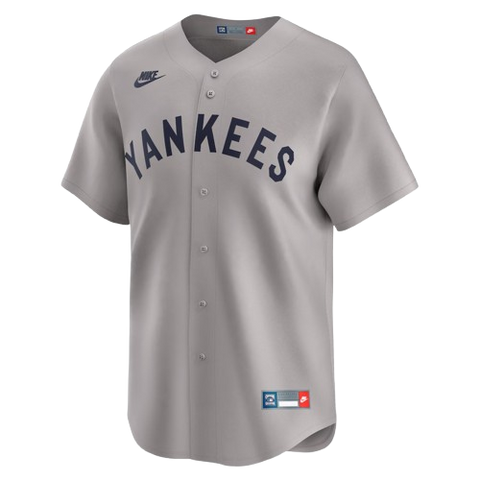 New York Yankees Babe Ruth Nike Road Limited Jersey - Grey