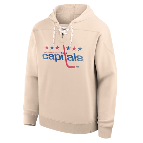 Washington Capitals Vintage Lace Hoodie - Cream
