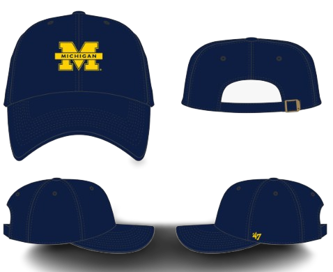 Michigan Wolverines '47 Clean Up Hat