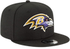 Baltimore Ravens New Era 9FIFTY Team Colour Adjustable Snapback Hat One Size