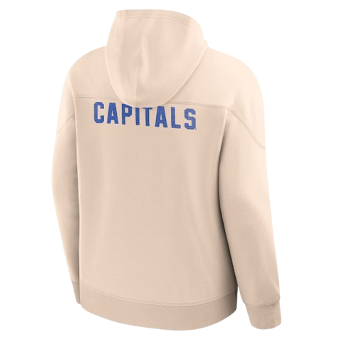 Washington Capitals Vintage Lace Hoodie - Cream