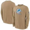 Detroit Lions Vintage Logo Nike Pullover Sweatshirt - Tan