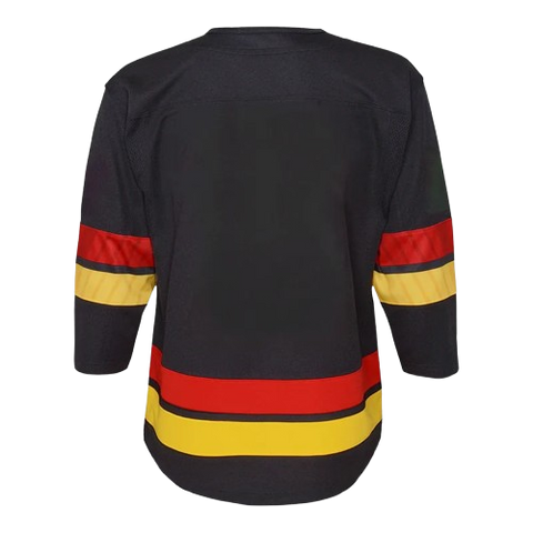 Youth Fit Vancouver Canucks Alternate Skate Jersey - Black