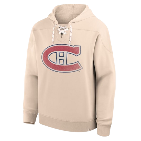 Montreal Canadiens Vintage Lace Hoodie - Cream