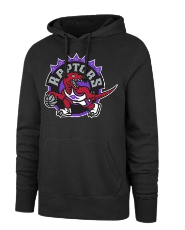 Toronto Raptors '47 Imprint Fleece Hoodie - Black