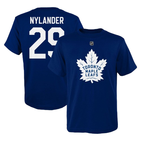 Toronto Maple Leafs William Nylander #29 Player Tee - Blue