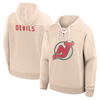 New Jersey Devils Vintage Lace Hoodie - Cream