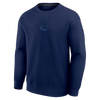 Vancouver Canucks Tri-Blend Crewneck Sweatshirt - Navy