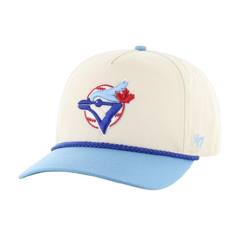 Toronto Blue Jays Cooperstown Logo '47 Rope TT Hitch Hat - Bone