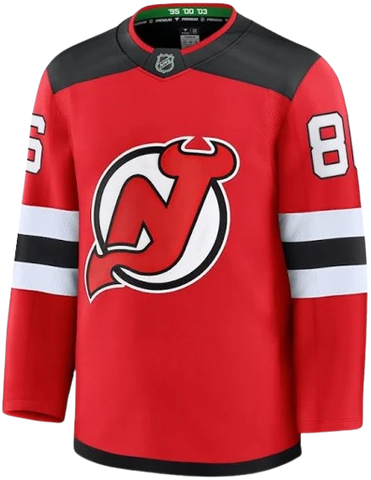 Jack Hughes New Jersey Devils Fanatics Premium Jersey - Home