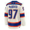 Connor McDavid Edmonton Oilers Fanatics Premium Jersey Alternate - Cream